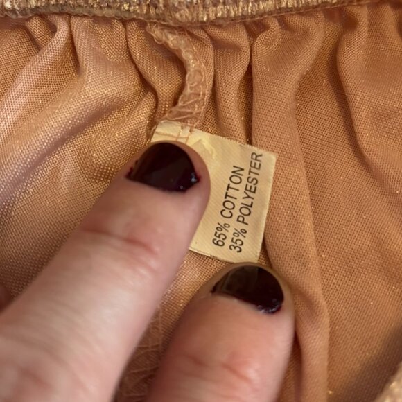 🎀 Brandless Pink Velvet Shorts With Black Piping 🎀 - Picture 3 of 4